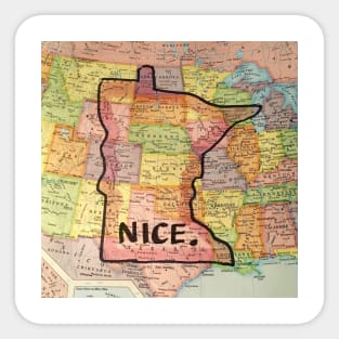 Minnesota Nice Sticker